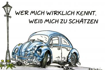 2 x Aufkleber Sticker Umriss Fügen Sie Ihren Text Ein Für VW Käfer