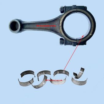 Connecting rod bearing set,+0,50.. 24,5 + 30HP 