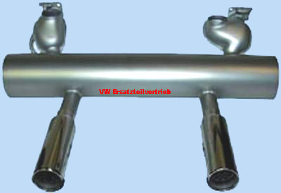 Exhaust Sebring Style,Stainless Steel 40-50 HP 