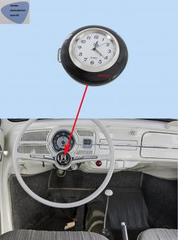 Horn button with clock from 1959 